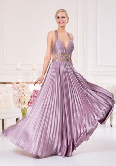 Вечернее платье Шампань-М58500 - Свадебный салон Мендельсон