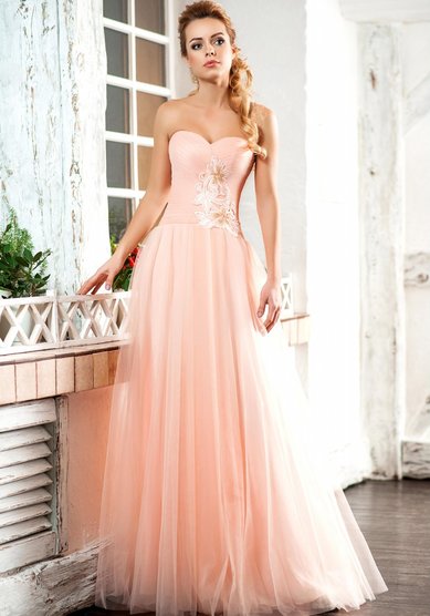 Вечернее платье Ассоль-A58532 - Салон свадебных и вечерних платьев Anna Dress