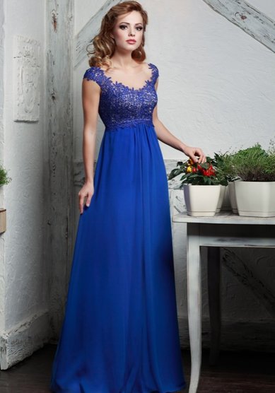 Вечернее платье Николетта-A58535 - Салон свадебных и вечерних платьев Anna Dress