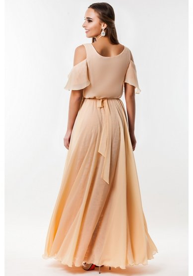 Вечернее платье Пудра-М58701 - Свадебный салон Мендельсон