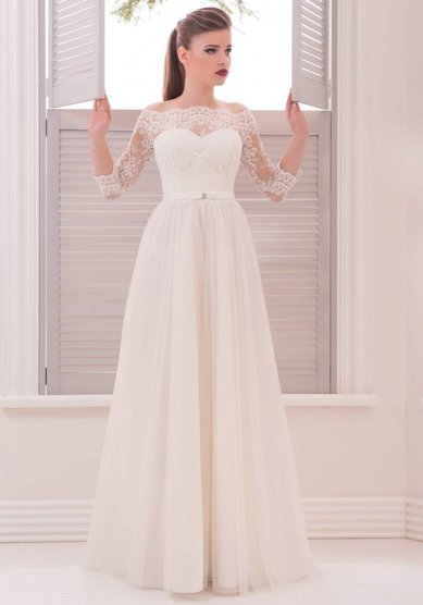 Свадебное платье 16490-1-Б58761 - Свадебный салон Богема