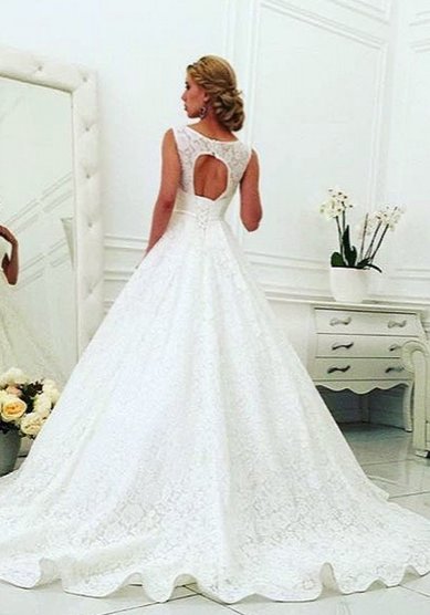 Свадебное платье Керэлин-B58784 - Мир свадебной моды Bellissimo