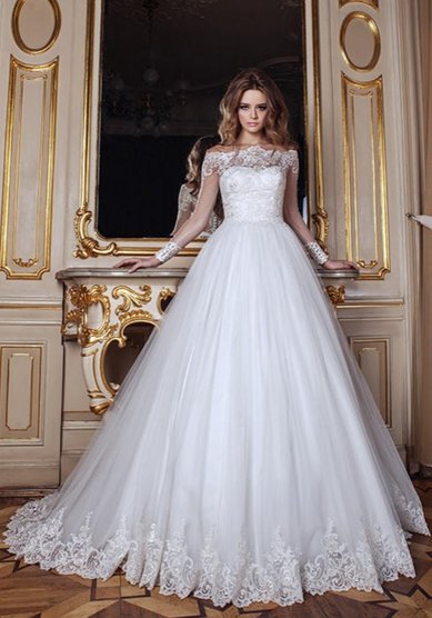 Свадебное платье Merelin-C59055 - Свадебный салон Celebrity