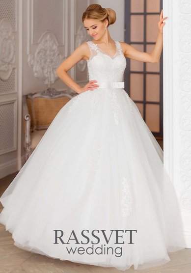 Свадебное платье Сандра-R59178 - Свадебный салон RASSVET