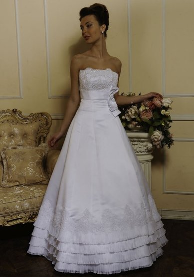 Свадебное платье Людмила-M59218 - Салон Вечернего и Свадебного платья MADONNA