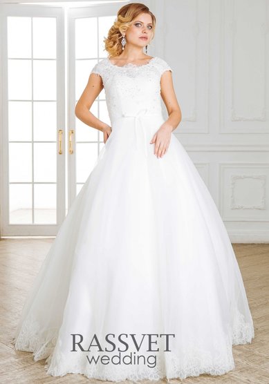Свадебное платье Марселин-R59255 - Свадебный салон RASSVET