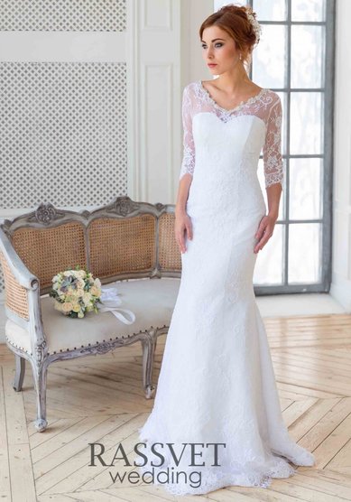 Свадебное платье Шарлота Люкс-R59333 - Свадебный салон RASSVET