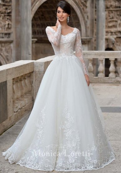 Свадебное платье ML45-Б59583 - Свадебный салон Белый Авантаж