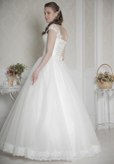 Свадебное платье Татьянка (закрытое) кимано-В59907 - Свадебный салон Венера