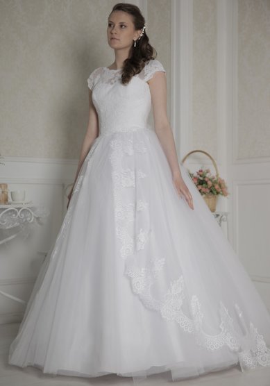 Свадебное платье Татьянка (юбка с разрезом )-В59909 - Свадебный салон Венера