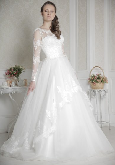 Свадебное платье FL-170 (с юбкой )-В59911 - Свадебный салон Венера