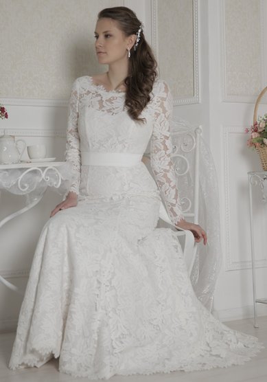 Свадебное платье Флер (винтаж)-В59914 - Свадебный салон Венера