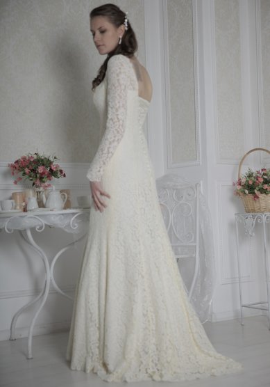 Свадебное платье Флер (шампань)-В59928 - Свадебный салон Венера