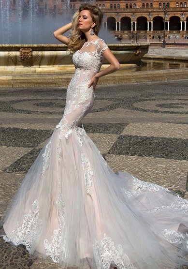 Свадебное платье ADALYN-В60386 - Свадебный салон ВЕГА