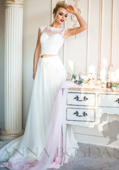 Свадебное платье Нойс-A60683 - Дом свадебной и вечерней моды Anna Bogdan