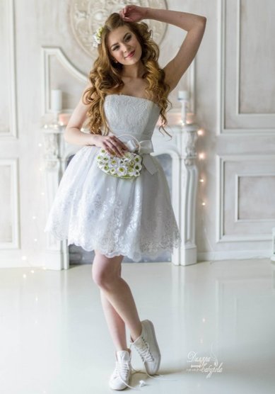 Свадебное платье Синди-A60717 - Салон свадебных и вечерних платьев Anna Dress