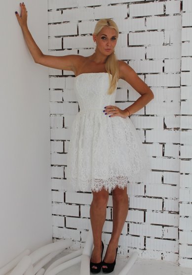 Свадебное платье Синди В-A61117 - Салон свадебных и вечерних платьев Anna Dress