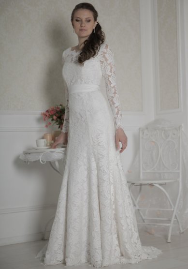 Свадебное платье Флер (винтаж)-В61205 - Свадебный салон Венера