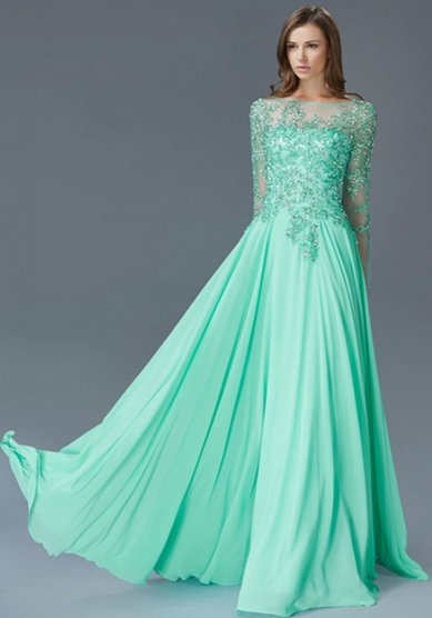 Вечернее платье Тиффани-P61220 - Свадебный салон Perry Blue