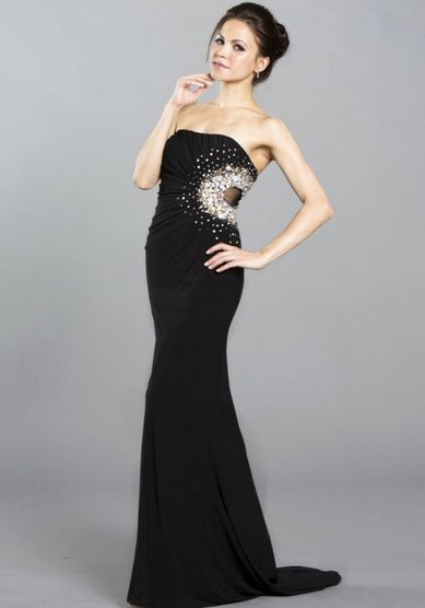 Вечернее платье PB1214-P61223 - Свадебный салон Perry Blue