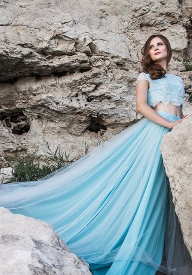 Свадебное платье Blu Lagun-C61395 - Свадебный салон Celebrity