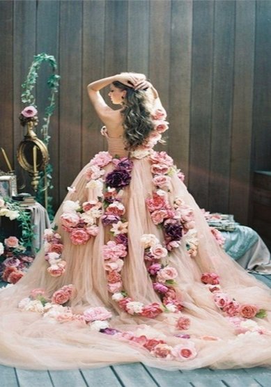 Свадебное платье 396/цветок-C61504 - Свадебный салон Celebrity