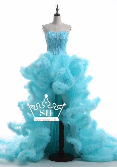 Свадебное платье 300/голубой-C61507 - Свадебный салон Celebrity