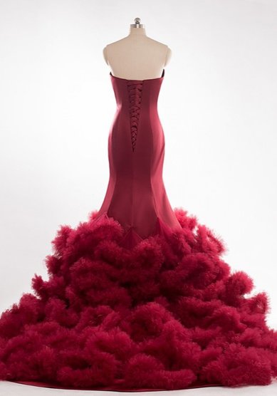 Свадебное платье 320/красный-C61508 - Свадебный салон Celebrity