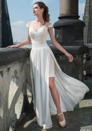 Свадебное платье 228/крем-C61509 - Свадебный салон Celebrity