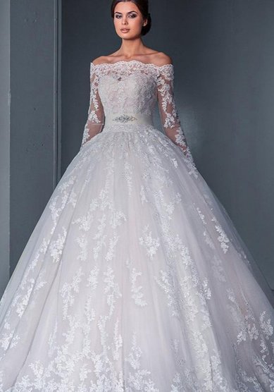 Свадебное платье Тина-М61566 - Свадебный салон МИЛЕНА