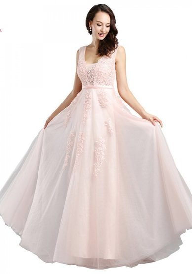 Вечернее платье Розовая роза-C61583 - Свадебный салон Celebrity