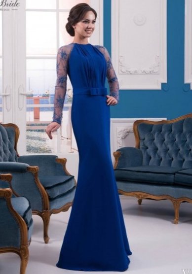 Вечернее платье Синяя роза-C61584 - Свадебный салон Celebrity