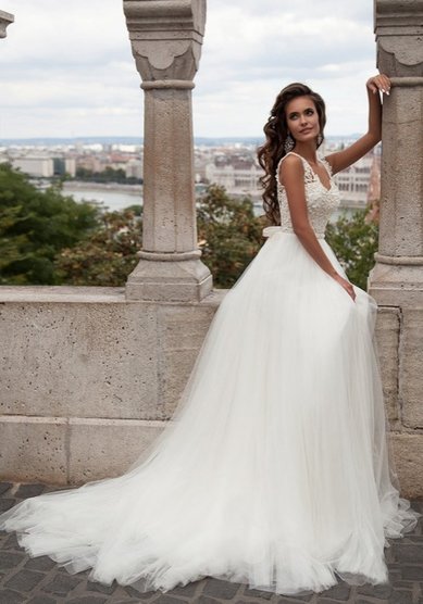 Свадебное платье Денила-M61763 - Салон Вечернего и Свадебного платья MADONNA