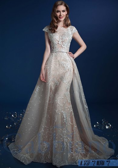 Свадебное платье Нурия-трансформер-М61875 - Свадебный салон МИЛЕНА