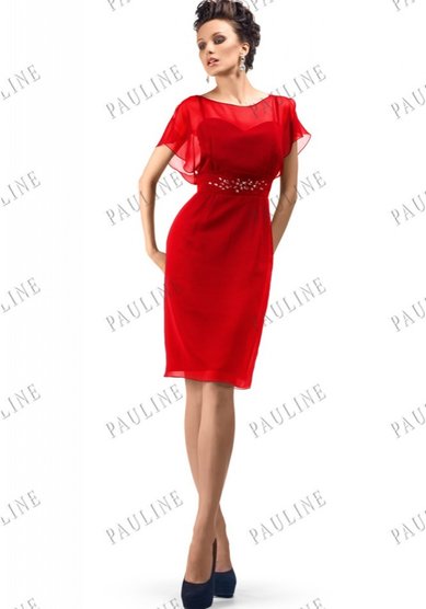 Вечернее платье Лейя миди-Б61934 - Свадебный салон Богема