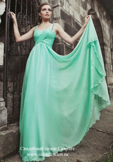 Вечернее платье V-017-П62173 - Свадебный салон ПЛАТЬЕ МЕЧТЫ