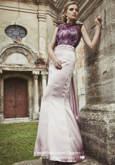 Вечернее платье V-029-П62182 - Свадебный салон ПЛАТЬЕ МЕЧТЫ