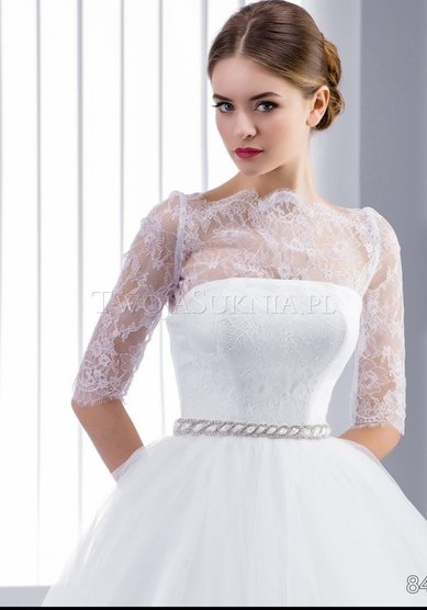 Свадебное платье Шантильи (рукав 3/4 )-В62471 - Свадебный салон Венера