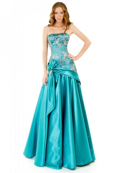 Вечернее платье Шоколад-П62486 - Свадебный салон ПЛАТЬЕ МЕЧТЫ