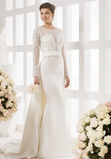 Свадебное платье Эймира, 46-1-К62498 - САЛОН СВАДЕБНОЙ И ВЕЧЕРНЕЙ МОДЫ Конфетка