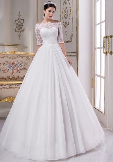 Свадебное платье Аллусия, 1652-К62518 - САЛОН СВАДЕБНОЙ И ВЕЧЕРНЕЙ МОДЫ Конфетка