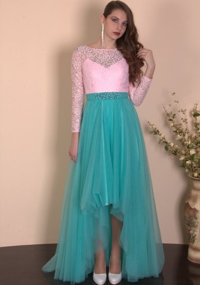 Вечернее платье Скрипка, V-042-К62577 - САЛОН СВАДЕБНОЙ И ВЕЧЕРНЕЙ МОДЫ Конфетка