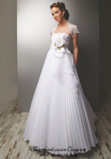 Свадебное платье Плиссе-П62883 - Свадебный салон ПЛАТЬЕ МЕЧТЫ