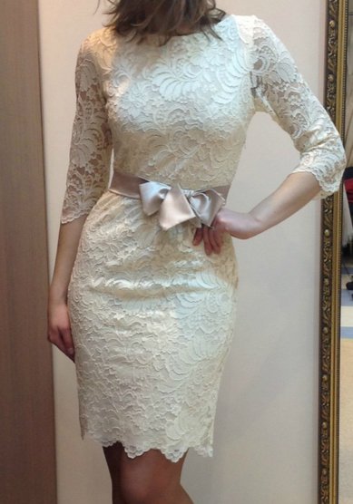 Вечернее платье Гипюр-О62936 - Студия - Ателье Очарование