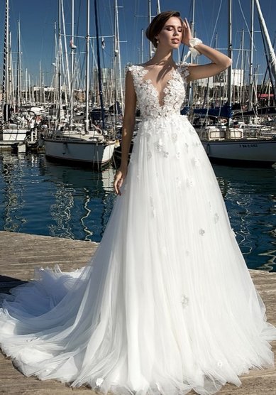 Свадебное платье Ersaliya-B63045 - Свадебный салон Bondi blue