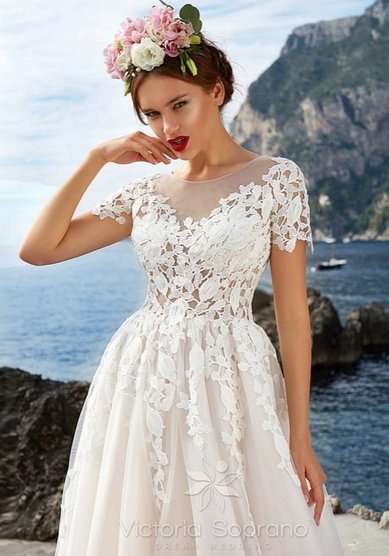 Свадебное платье Laura-B63135 - Свадебный салон Bondi blue