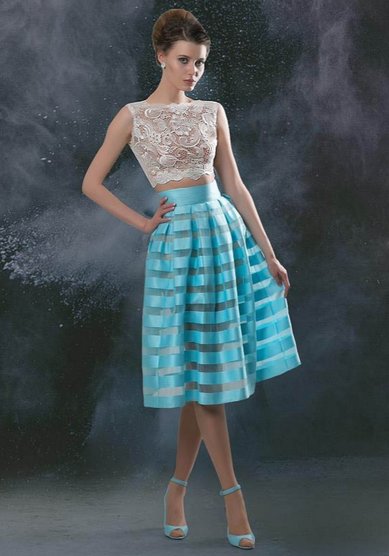 Вечернее платье Топ Фрея юбка Бетта-С63433 - Свадебный салон Светлая чайка