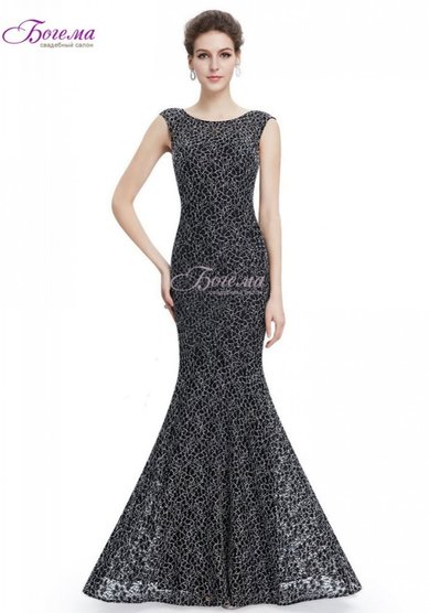 Вечернее платье EP-08788BK-Б63761 - Свадебный салон Богема