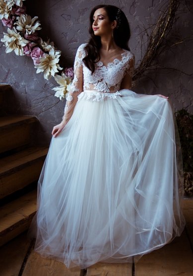 Свадебное платье Кэтти-М63882 - Свадебный салон МОЯ СВАДЬБА