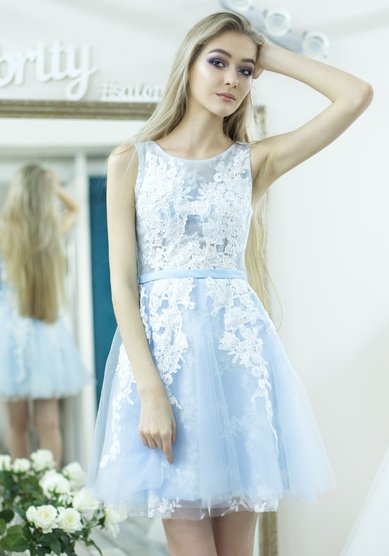 Вечернее платье Голубая лагуна-C63972 - Свадебный салон Celebrity